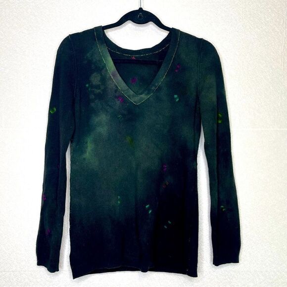 Galadriel Mattei Reclaimed Cashmere Hand Dyed Tie Dye Sweater S - Picture 1 of 6